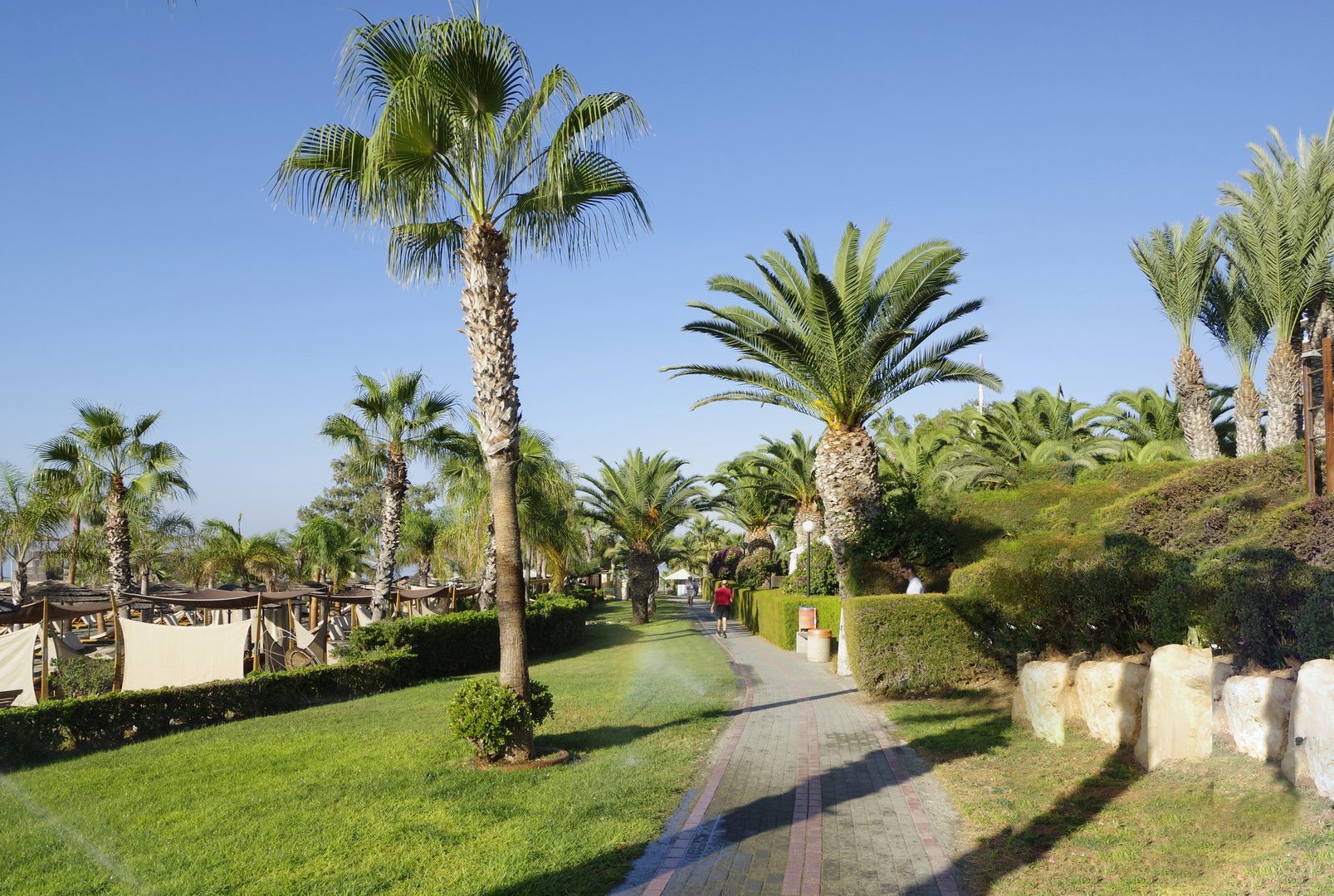 Armonia Beach in Agios Tychonas, Limassol, Cyprus