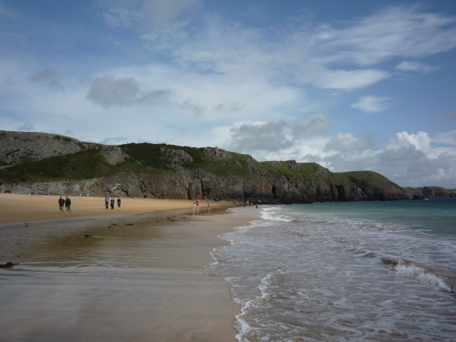 Barafundle Bay in Pembrokeshire, Wales, United Kingdom