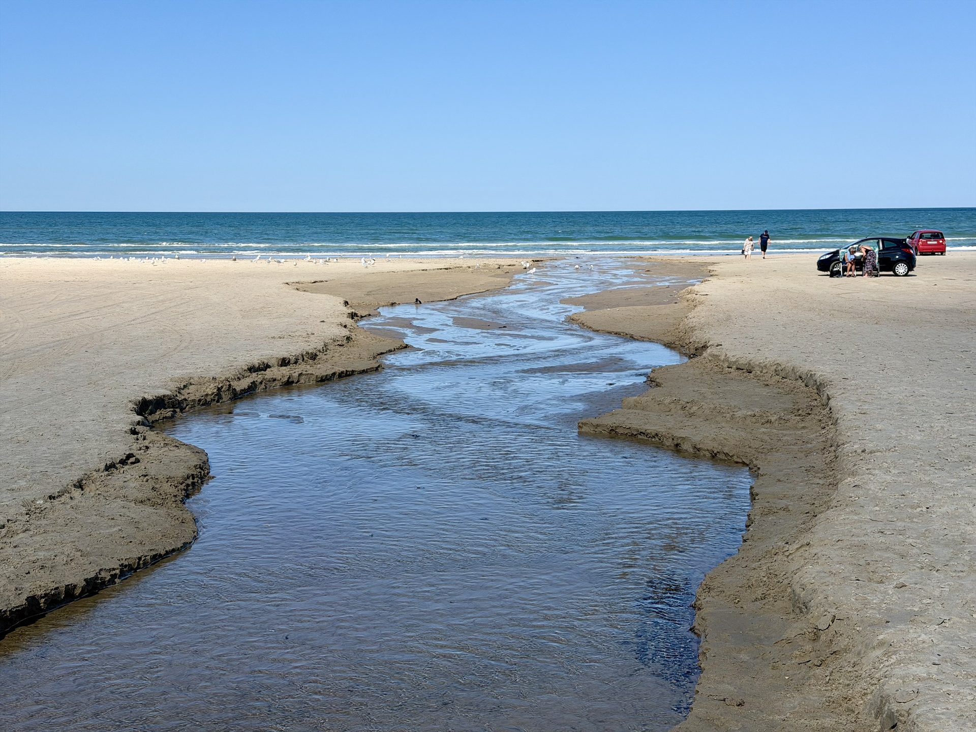 Blokhus Beach in North Jutland (Jammerbugt), Denmark