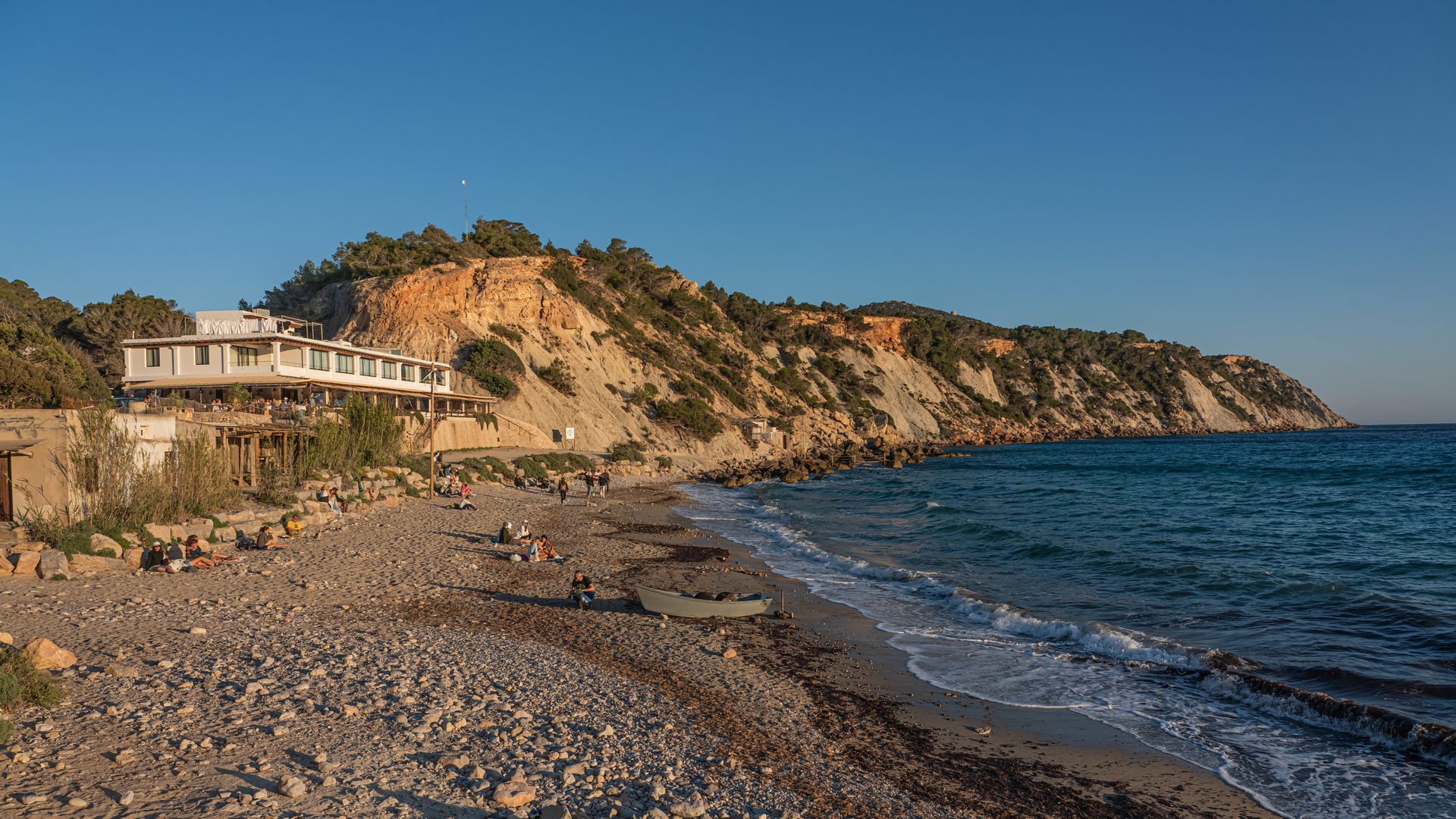 Cala d'Hort in Balearic Islands (Ibiza), Spain