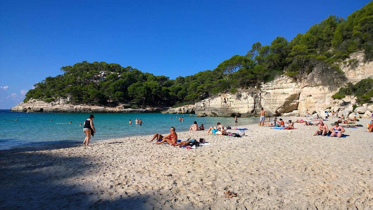 Cala Mitjana in Ferreries, Menorca, Spain
