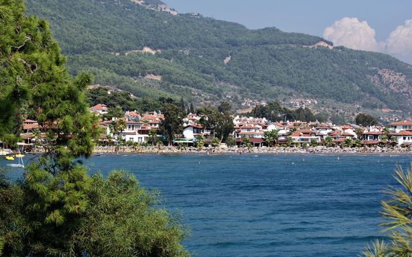 Akyaka Beach in Gökova Gulf, Muğla, Turkey