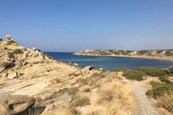 Alagadi Turtle Beach in Kyrenia Coast, Cyprus