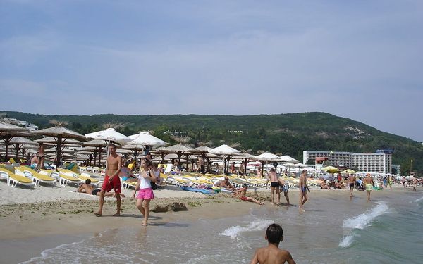 Albena Beach in Albena, Bulgaria