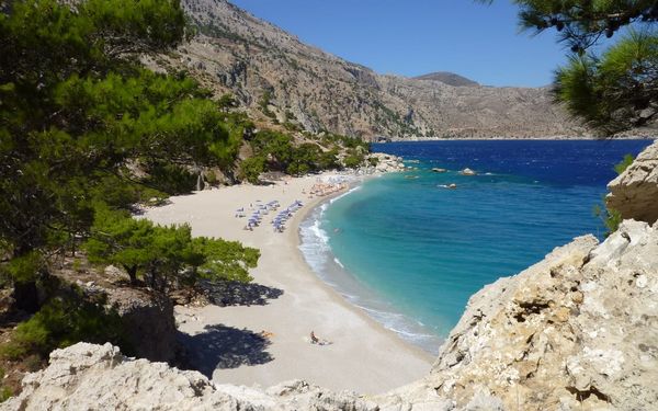 Apella Beach in Karpathos, Dodecanese, Greece