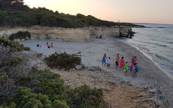 Baia dei Turchi in Otranto, Salento, Italy