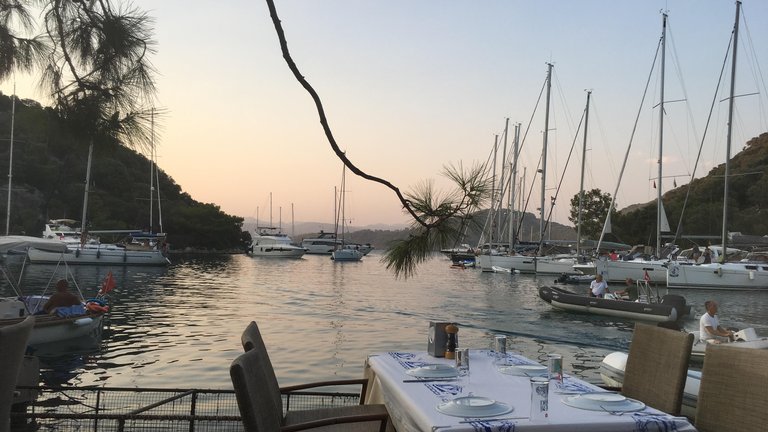 Bedri Rahmi Bay in Muğla (Göcek), Turkey