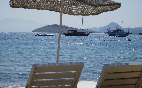 Bitez Beach in Bodrum Peninsula, Turkey