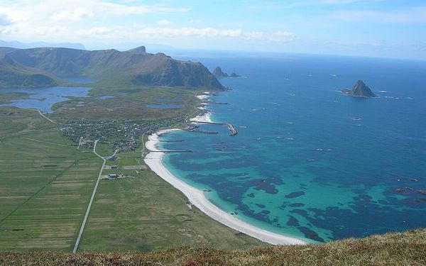 Bleik Beach in Andøya, Vesterålen, Norway
