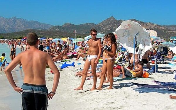 Cala Brandinchi in San Teodoro, Sardinia, Italy