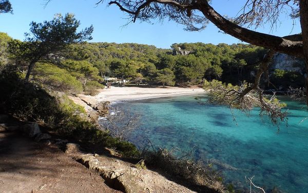Cala Macarella in Ciutadella, Menorca, Spain