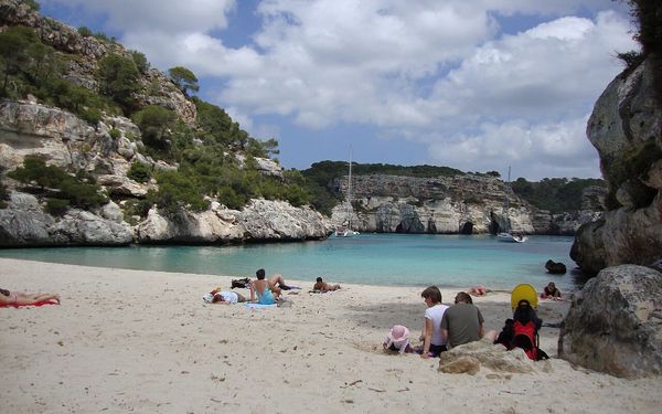 Cala Macarelleta in Menorca, Spain