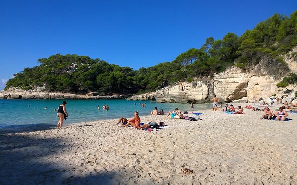 Cala Mitjana in Ferreries, Menorca, Spain