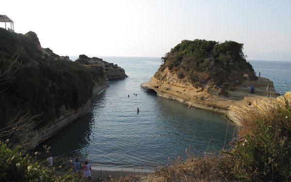 Canal d'Amour in Sidari, Corfu, Greece