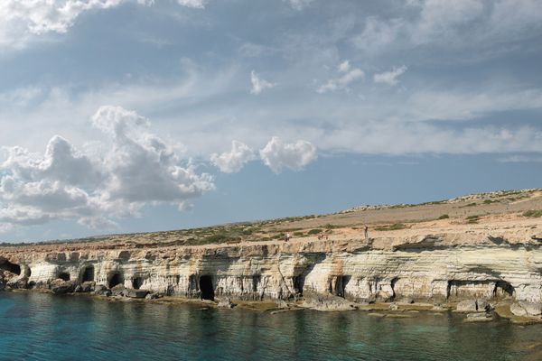 Cape Greco Sea Caves in Cape Greco National Park, Cyprus