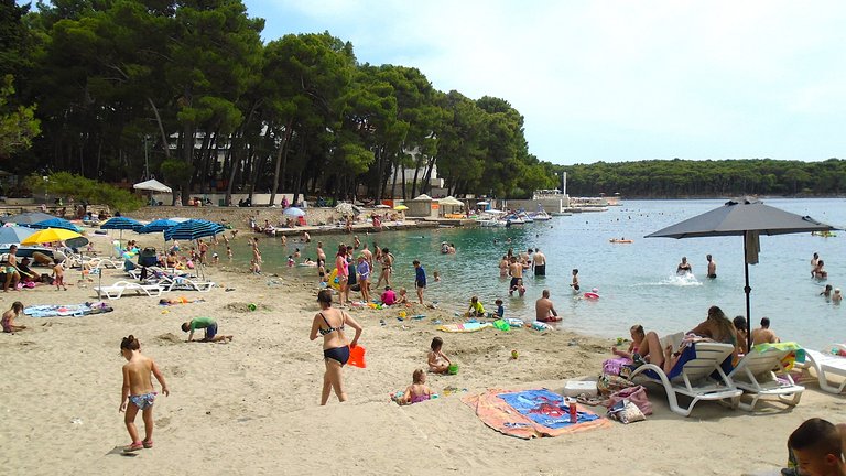 Čikat Bay in Lošinj Island, Croatia