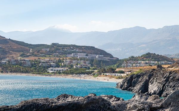 Damnoni Beach in Plakias, Crete, Greece