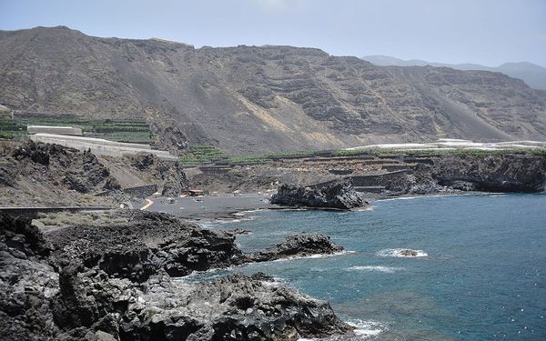 El Golfo (Charco Verde) in Lanzarote, Canary Islands, Spain
