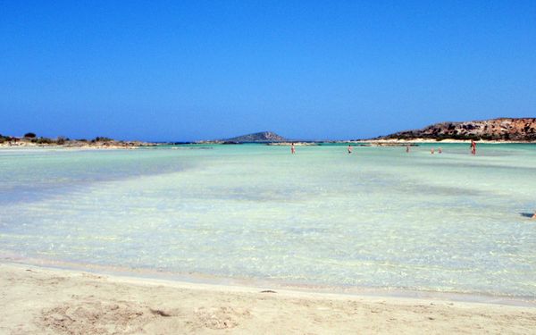 Elafonissi Beach in Crete, Greece