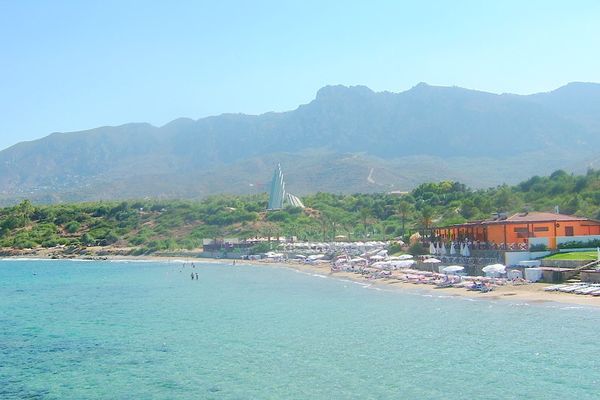 Escape Beach (Yavuz Cikarma) in Alsancak, Kyrenia, Cyprus