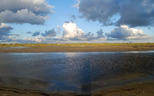 Fanø Beach in Rindby, Fanø, Denmark