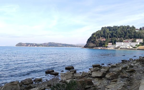 Fiesa Beach in Piran, Slovenia