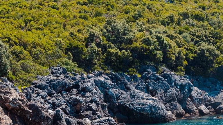 Gjiri i Akuariumit (Aquarium Bay) in Jalë, Himarë, Vlorë County, Albania