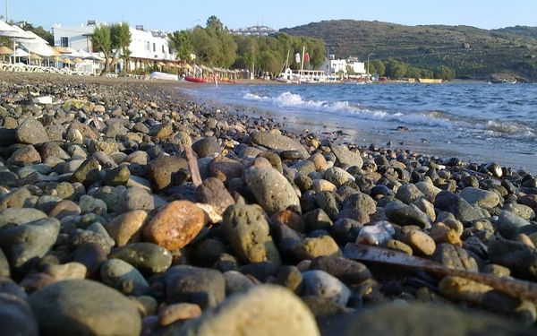 Gümüşlük Beach in Bodrum, Turkey