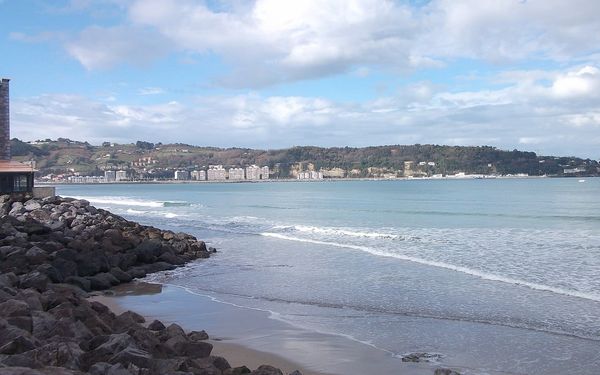 Hendaye Plage in Basque Coast, France