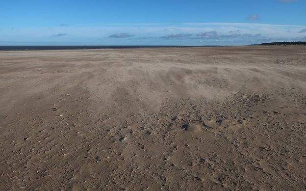 Holkham Beach in North Norfolk, United Kingdom
