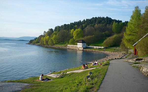 Hvervenbukta in Oslo, Norway