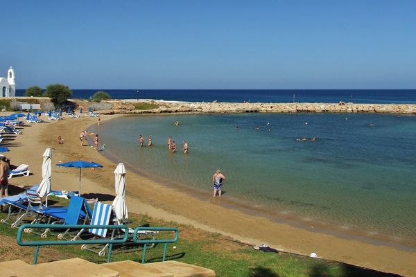 Kalamies Beach in Pernera, Protaras, Cyprus