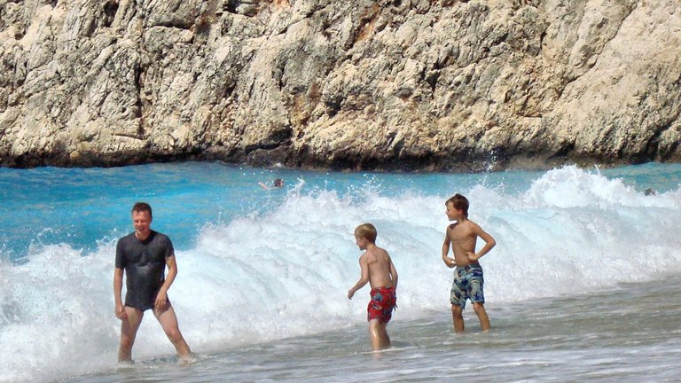 Kalkan Public Beach in Antalya (Kalkan), Turkey