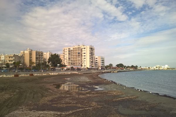Kastella Beach in Larnaca, Cyprus