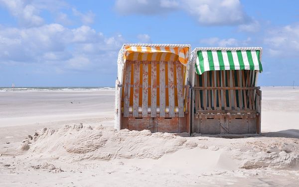Kniepsand in Amrum, North Frisia, Germany
