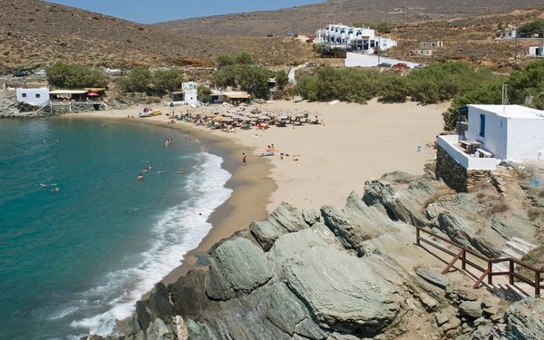 Kolimbithra Beach in Tinos, Greece