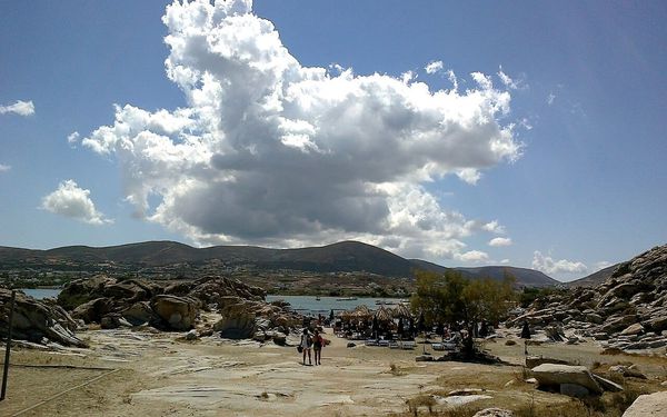 Kolymbithres in Naoussa, Paros, Greece