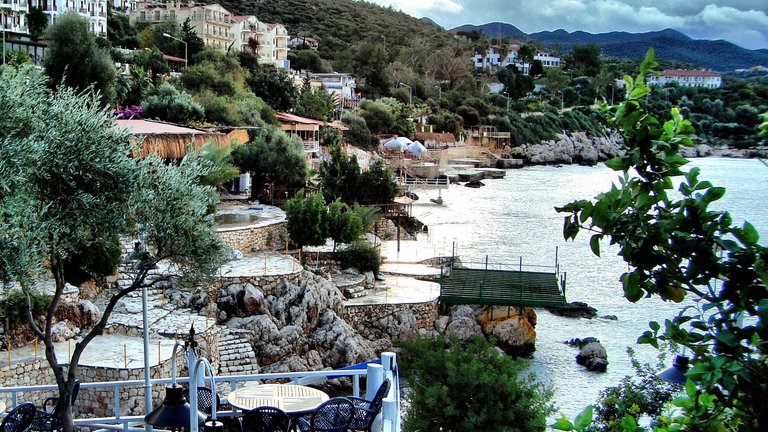 Küçük Çakıl Beach in Antalya (Kaş), Turkey