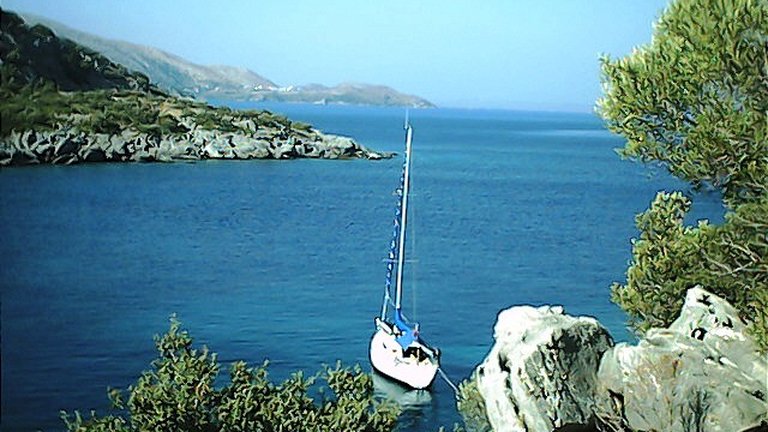Kurubük Bay in Muğla (Datça), Turkey