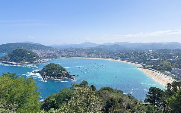 Playa de la Concha in San Sebastián, Spain