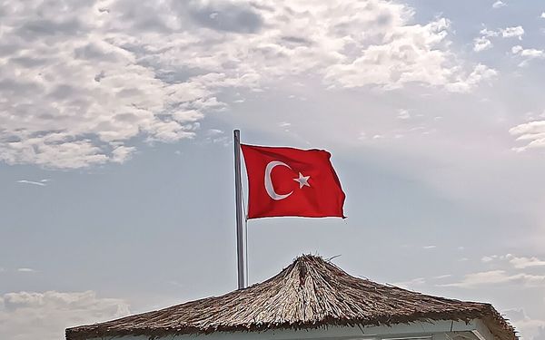 Lara Beach in Antalya, Turkey