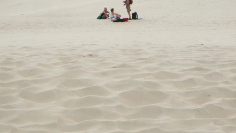 Łeba Moving Dunes Beach in Pomerania (Słowiński National Park), Poland