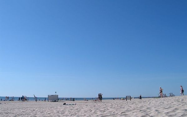 Liepāja Beach in Liepāja, Courland, Latvia