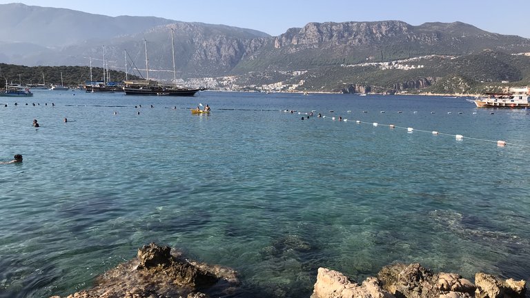Limanağzı Beach in Antalya (Kaş), Turkey