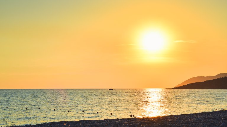 Livadhi Beach in Vlorë County (Himarë), Albania