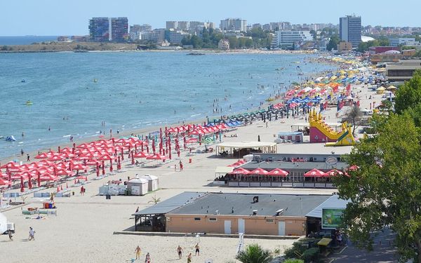 Mamaia Beach in Constanța, Romania