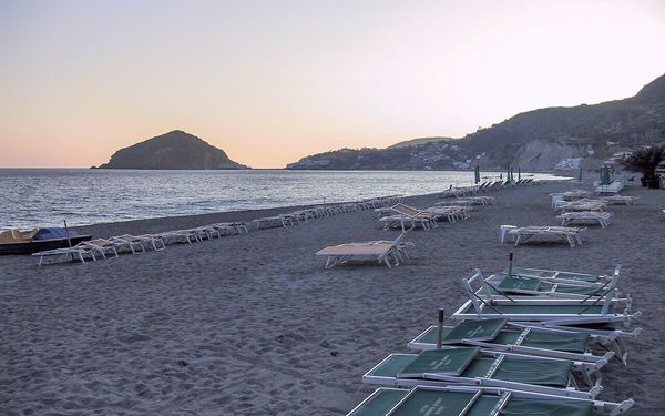 Maronti Beach in Ischia, Campania, Italy