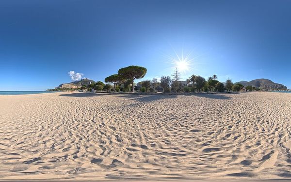 Mondello in Palermo, Sicily, Italy