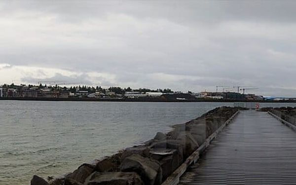 Nauthólsvík in Reykjavík, Iceland