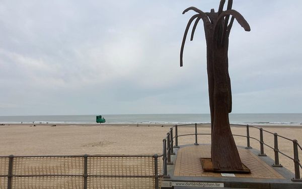 Ostend Beach in Ostend, Belgium